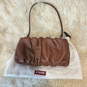 Staud Bean convertible leather clutch Bag